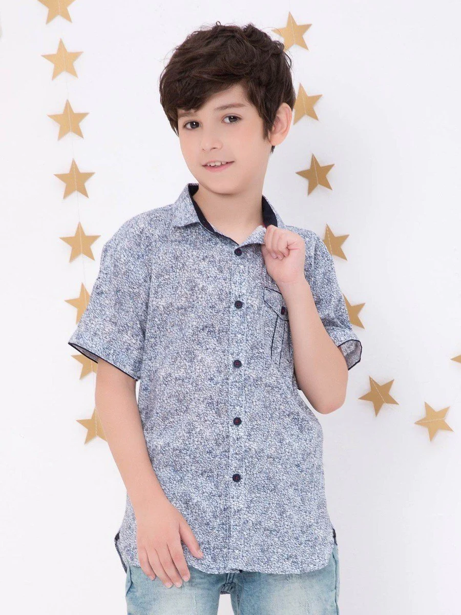 Boy's Light Blue Shirt - EBTS18-27177 - Image 2