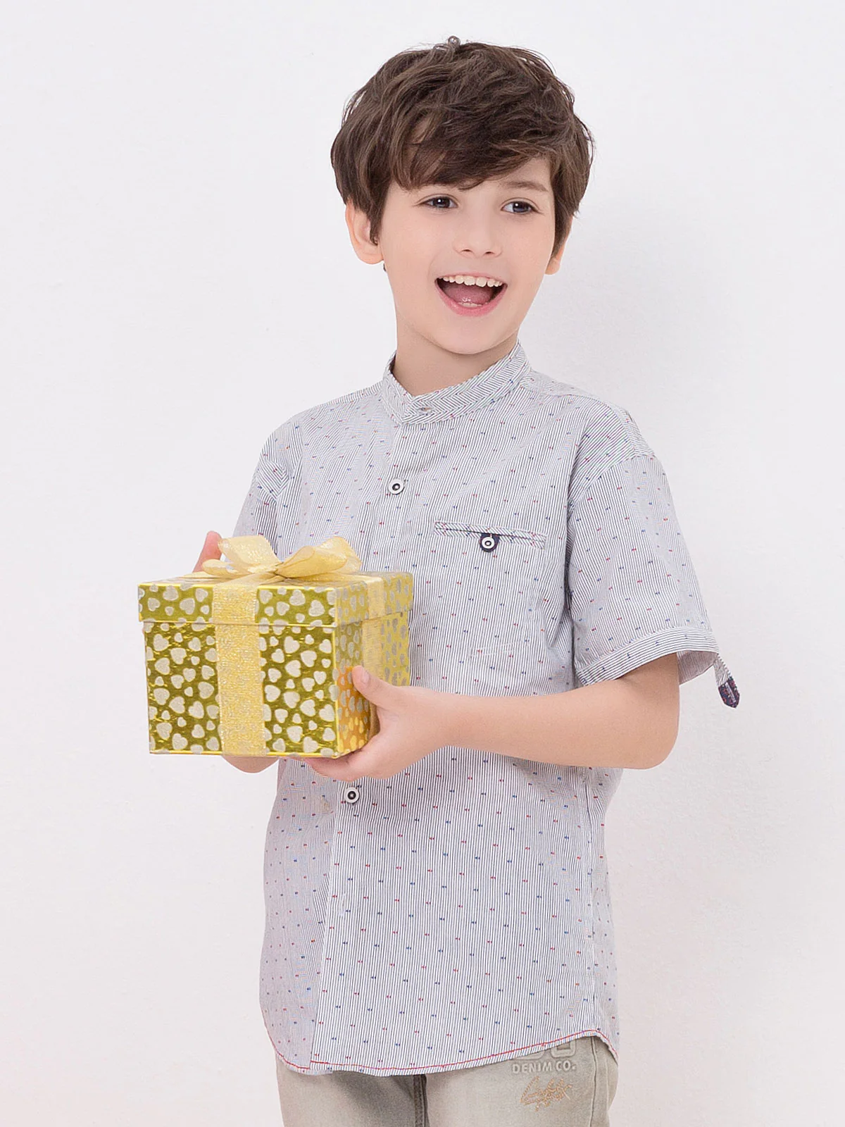 Boy's Grey Shirt - EBTS18-27182 - Image 2