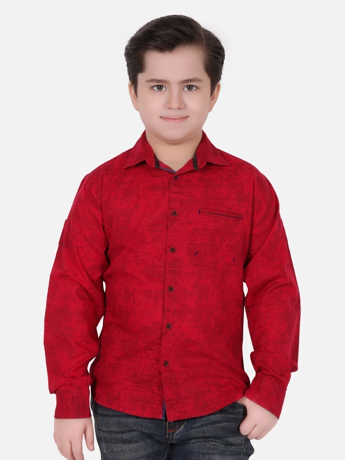 Boy's Red Shirt - EBTS18-27203 - Image 2
