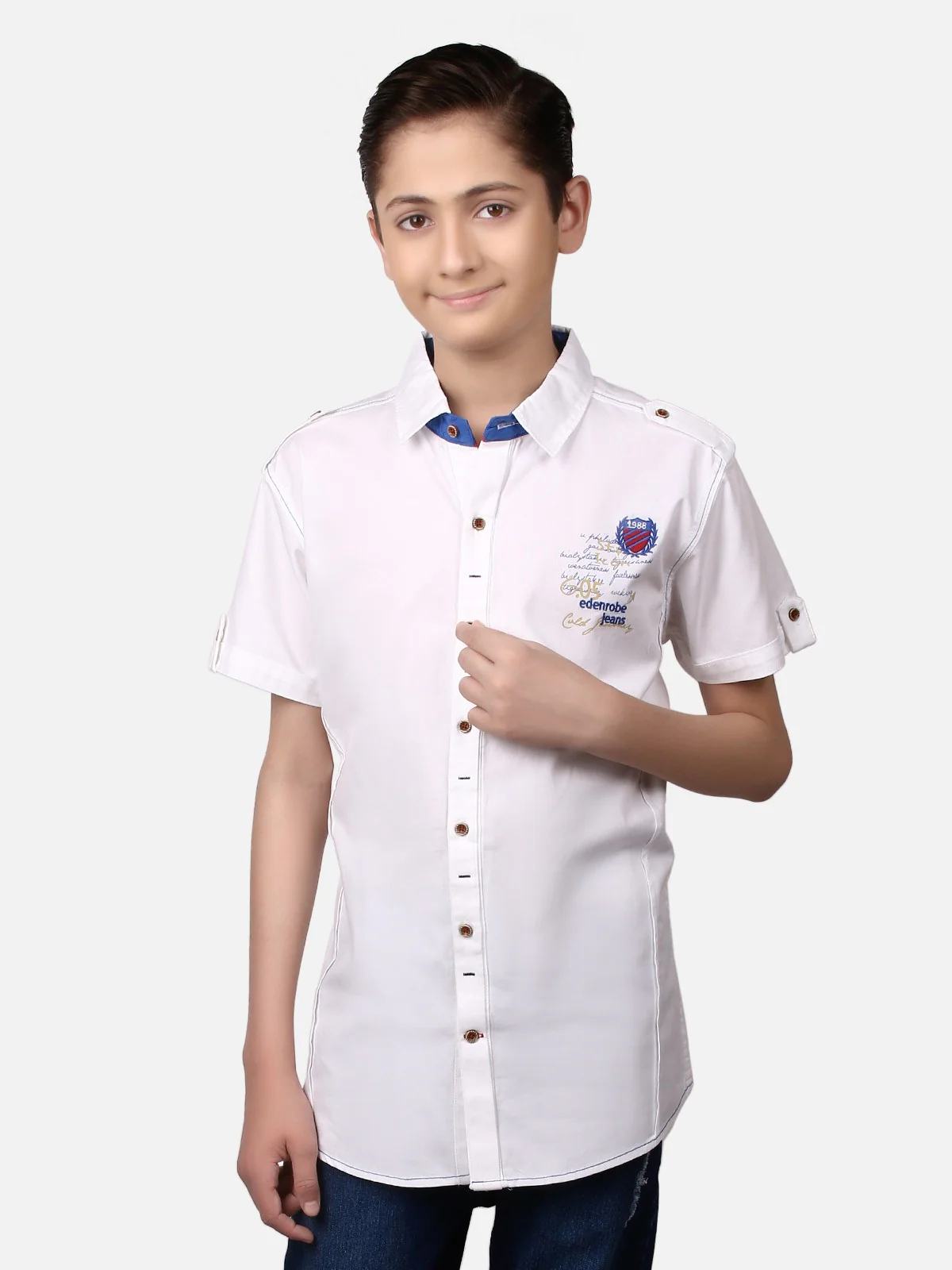 Boy's White Shirt - EBTS19-14366 - Image 2
