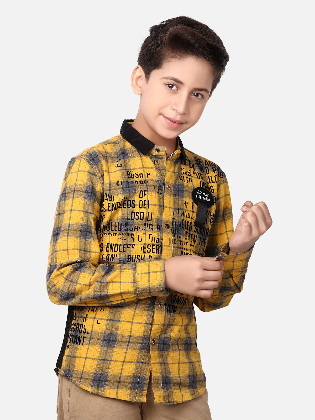 Boy's Golden Shirt - EBTS19-14375 - Image 2