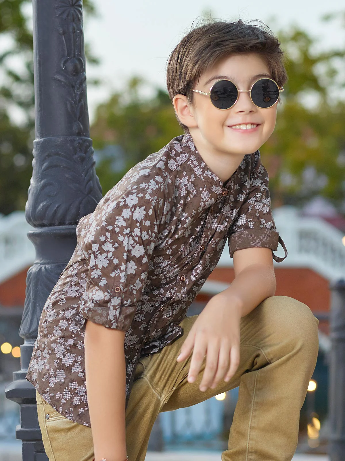 Boy's Brown Shirt - EBTS19-27217 - Image 2