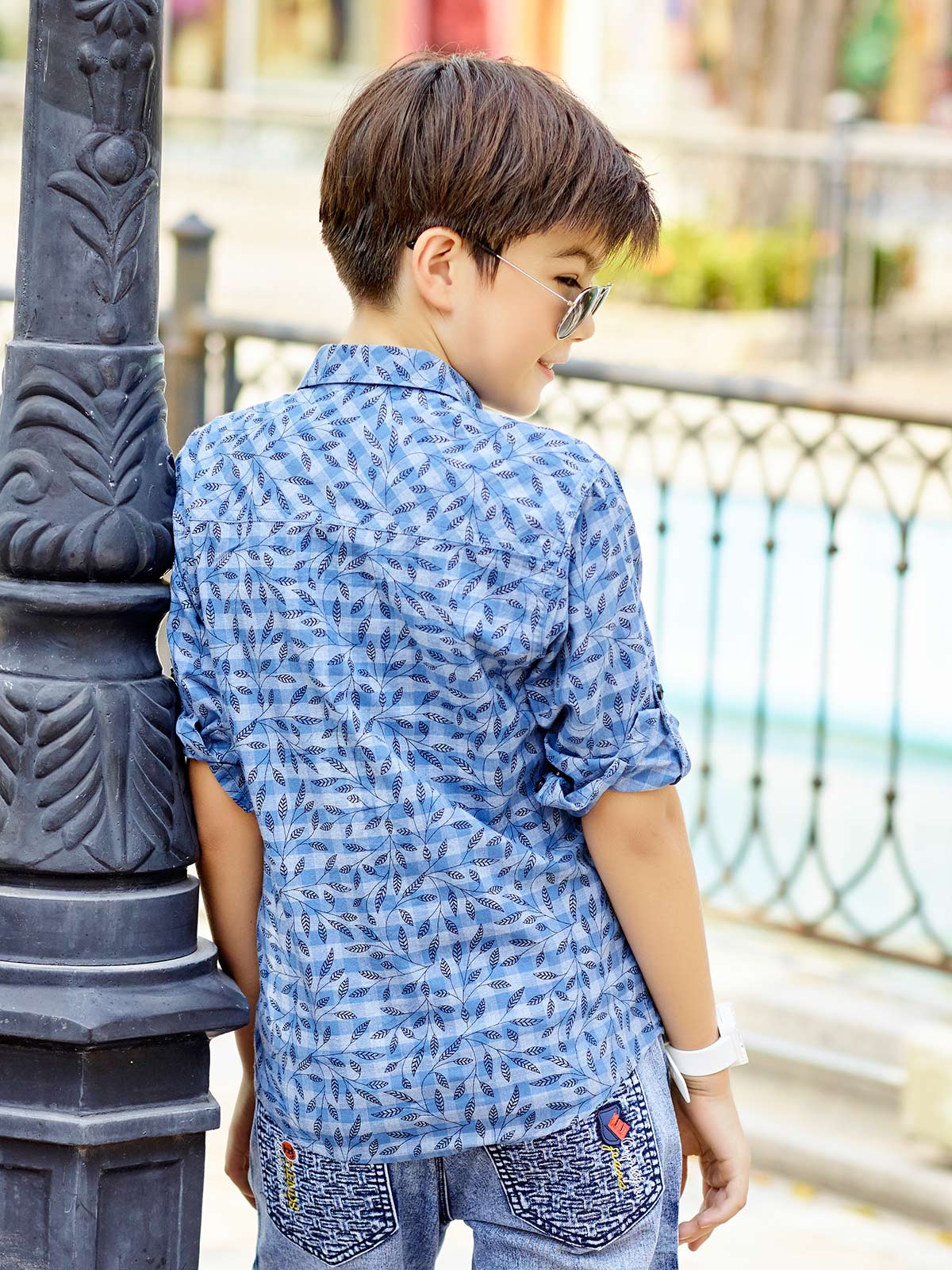 Boy's Blue Shirt - EBTS19-27220 - Image 2