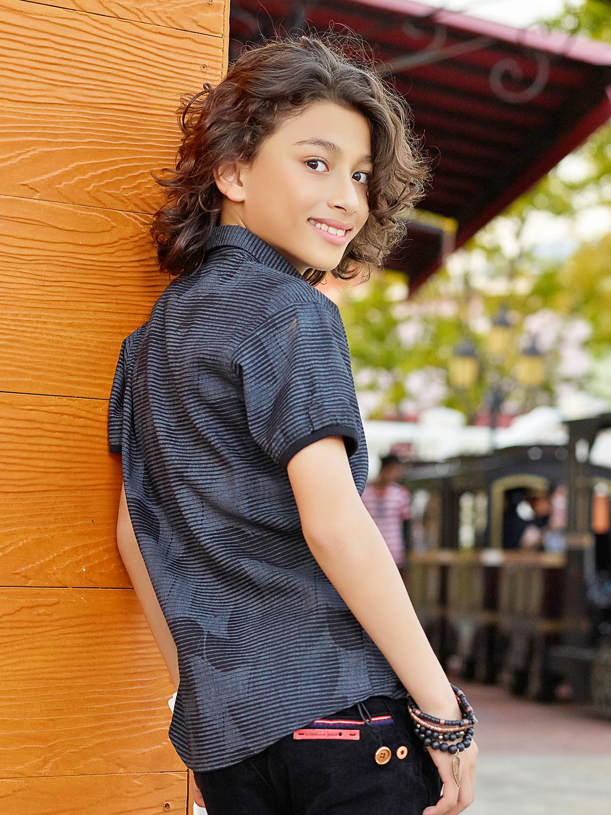 Boy's Black Shirt - EBTS19-27223 - Image 2