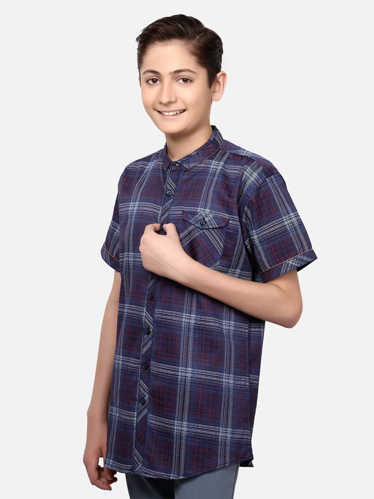 Boy's Blue Shirt - EBTS19-27225 - Image 2