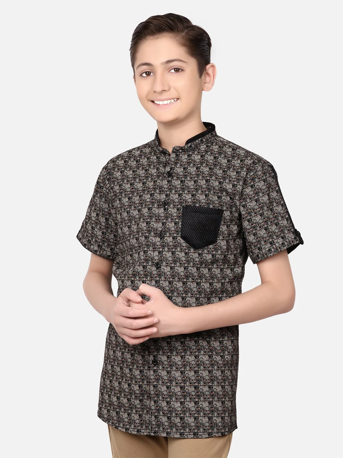 Boy's Black Shirt - EBTS19-27236 - Image 2