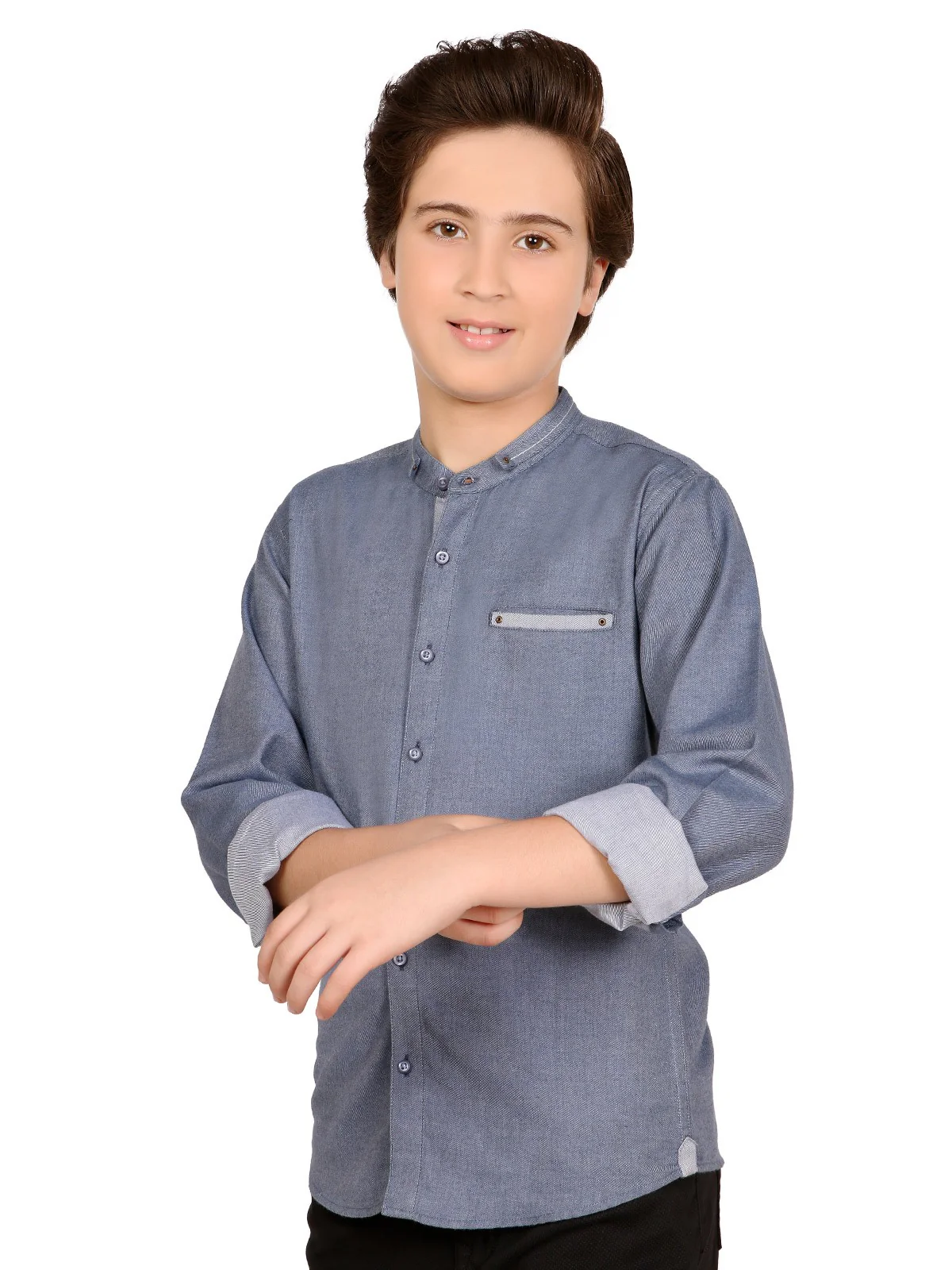 Boy's Indigo Blue Shirt - EBTS19-27246