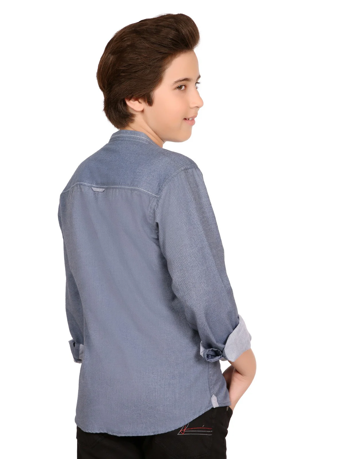 Boy's Indigo Blue Shirt - EBTS19-27246 - Image 2