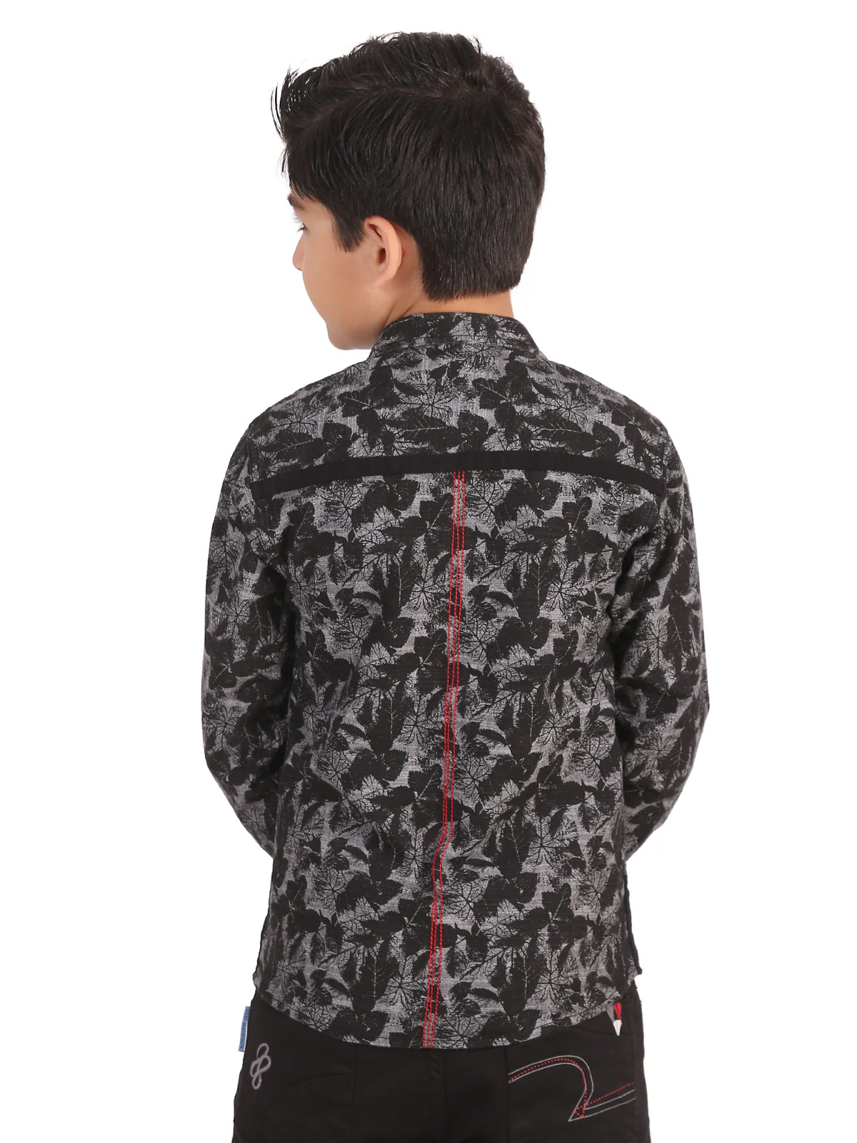 Boy's Grey & Black Shirt - EBTS19-27260 - Image 3