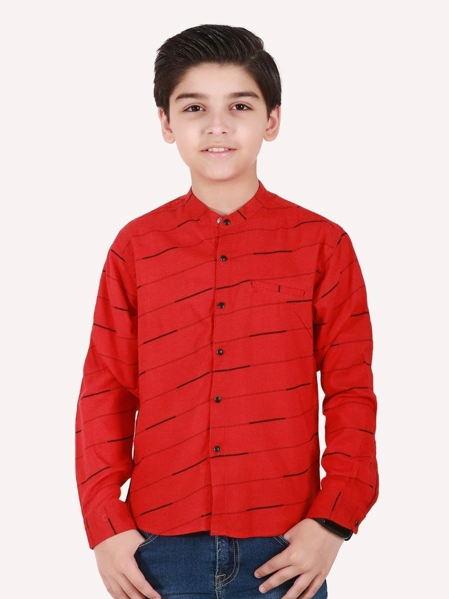 Boy's Red Shirt - EBTS20-27268