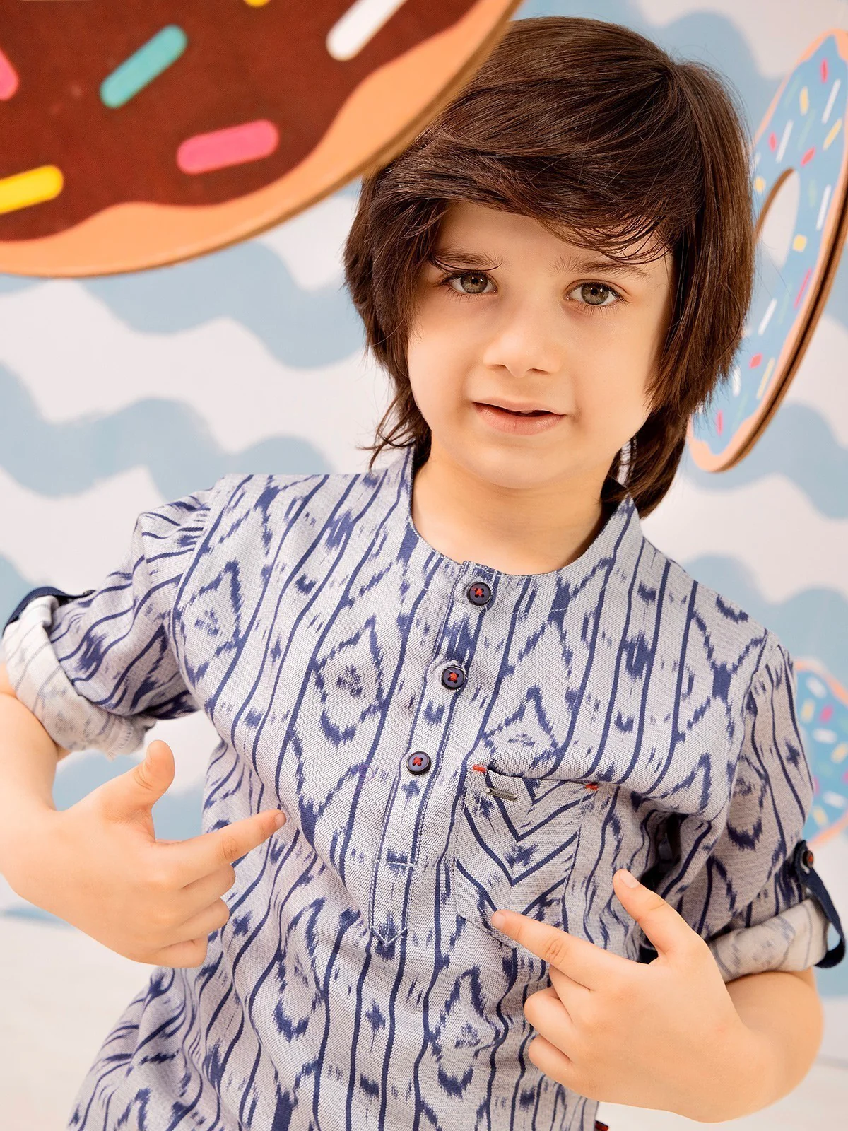 Boy's Blue Shirt - EBTS20-27270 - Image 2