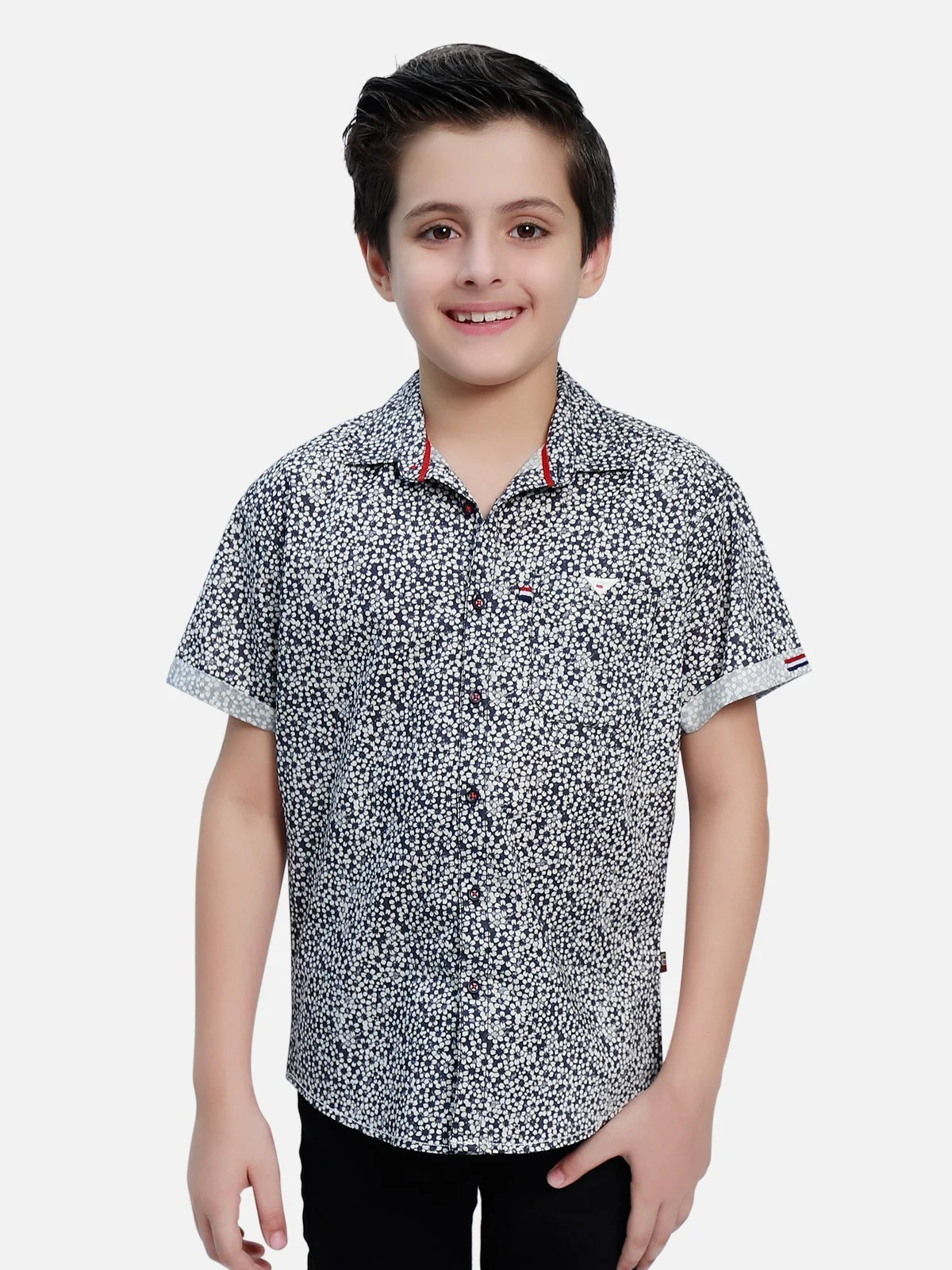 Boy's Black & White Shirt - EBTS20-27284 - Image 3