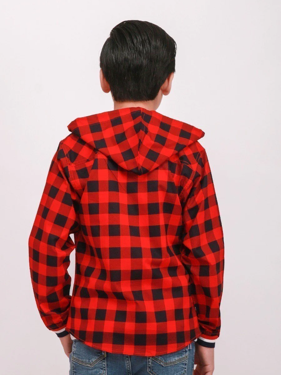 Boy's Red & White Shirt - EBTS20-27289 - Image 2