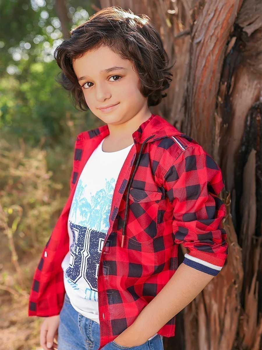 Boy's Red & White Shirt - EBTS20-27289 - Image 5
