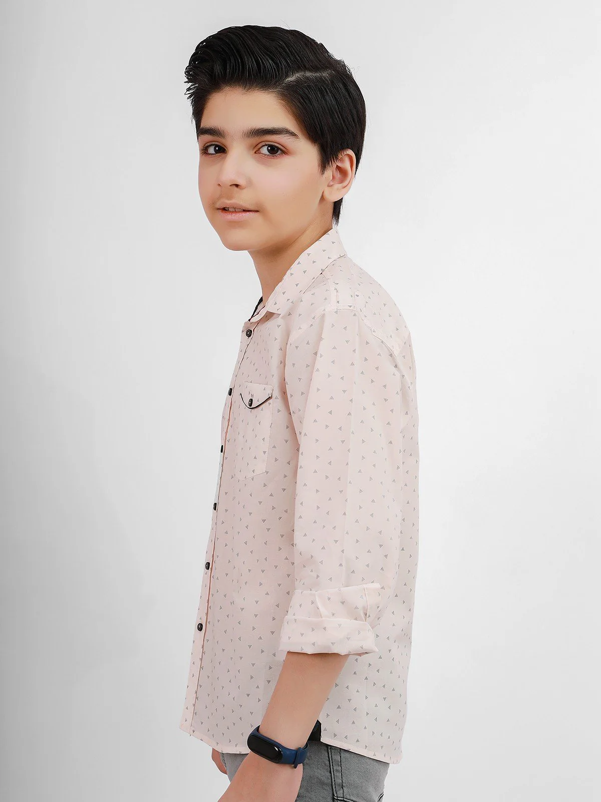 Boy's Oatmeal Shirt - EBTS20-27291 - Image 2