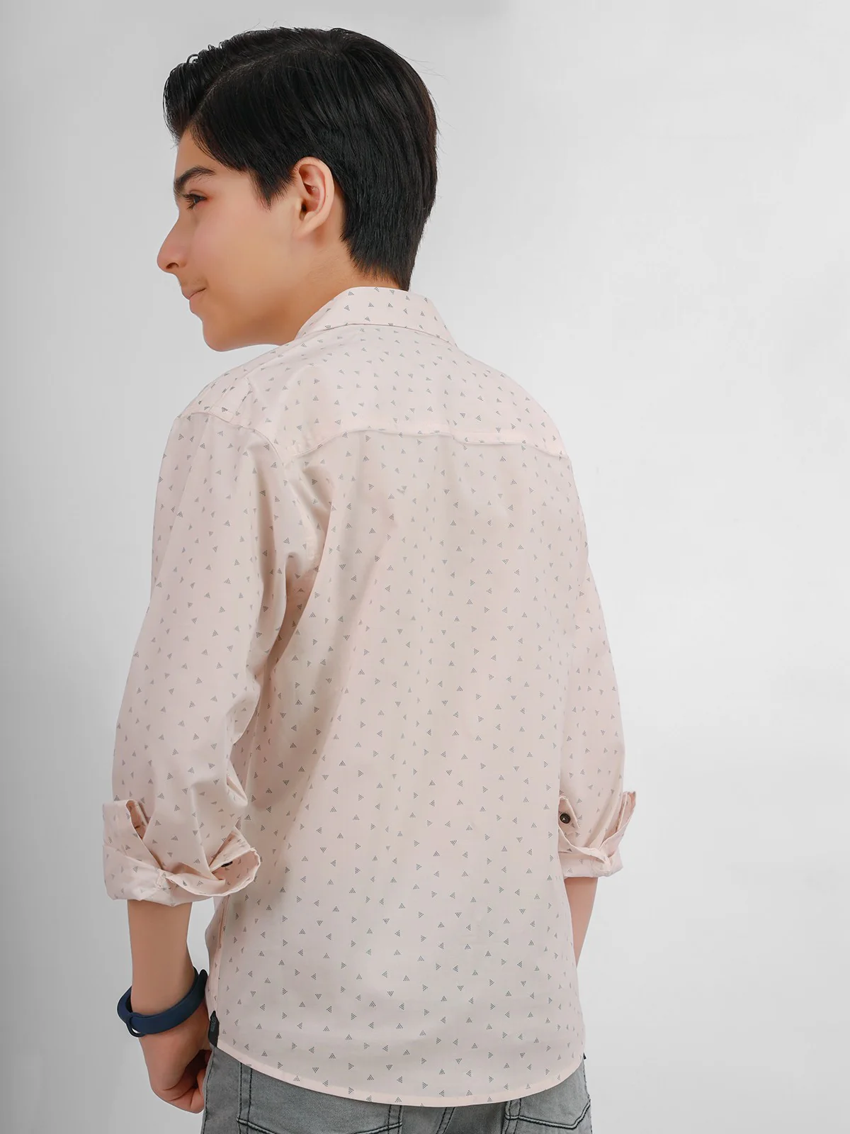 Boy's Oatmeal Shirt - EBTS20-27291 - Image 3
