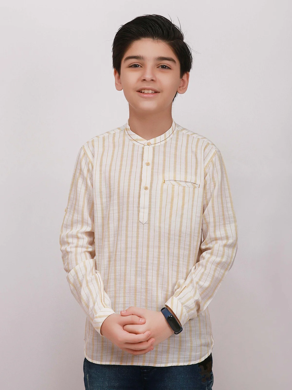 Boy's Off White Shirt - EBTS20-27297 - Image 3