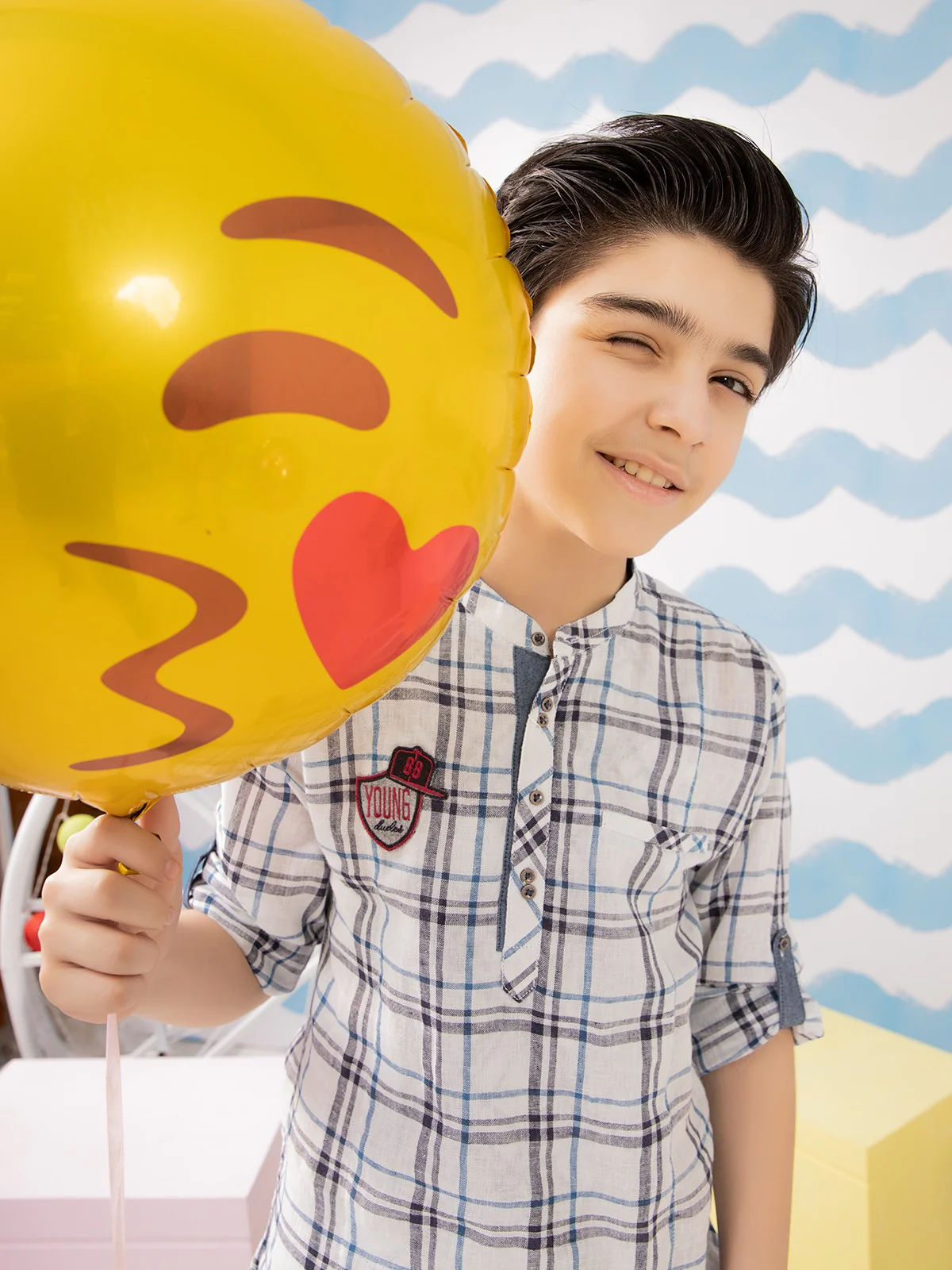 Boy's Ice Blue Shirt - EBTS21-27264 - Image 2