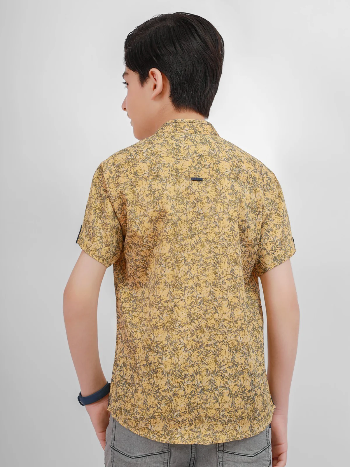 Boy's Light Gold Shirt - EBTS21-27298 - Image 2