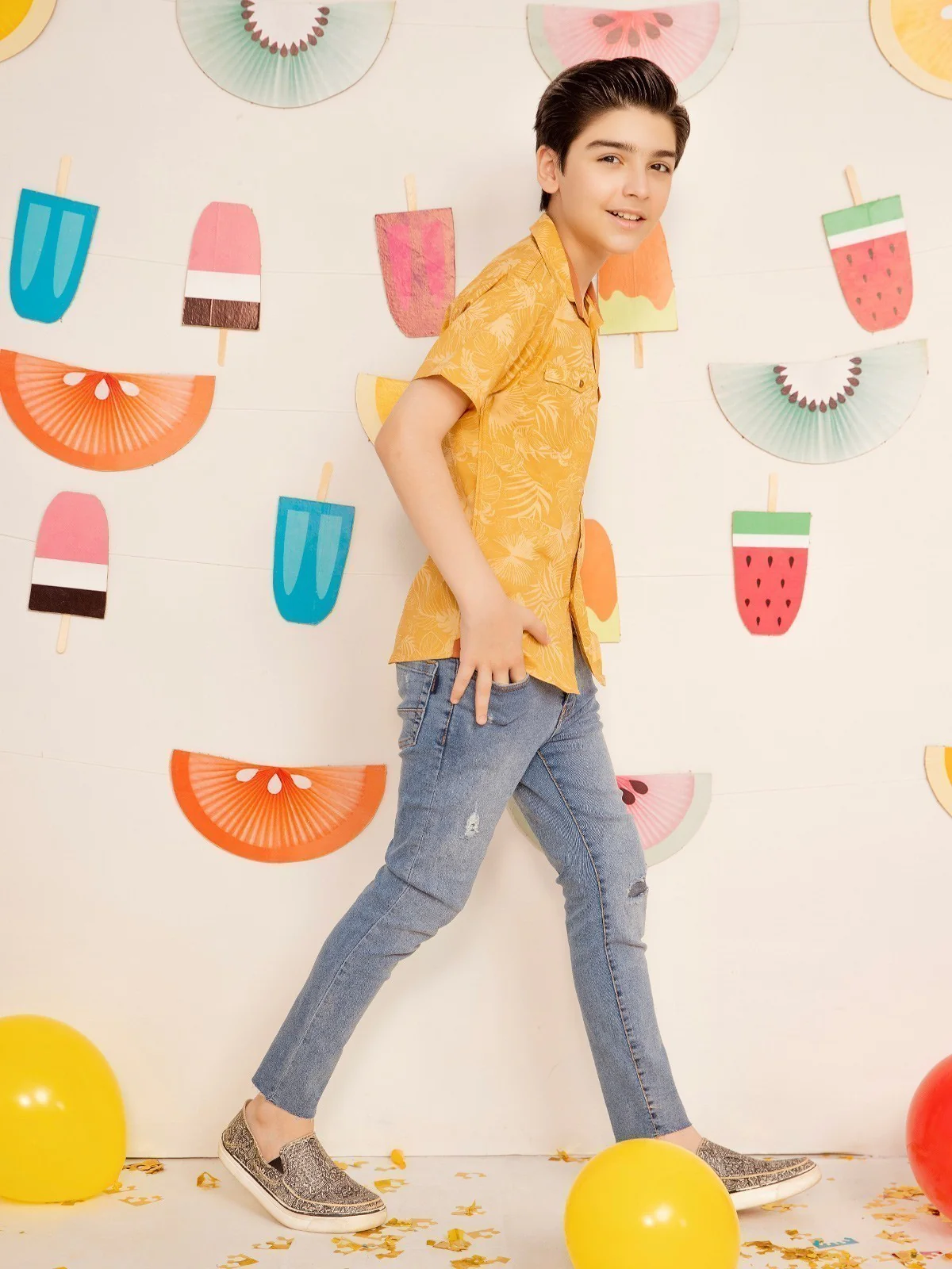 Boy's Light Gold Shirt - EBTS21-27300 - Image 2