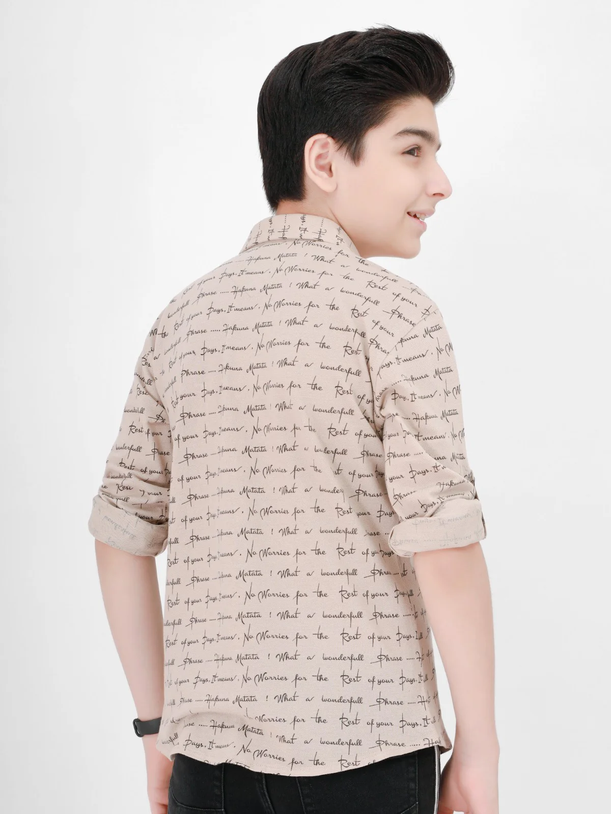 Boy's Light Coffee Shirt - EBTS21-27306 - Image 2