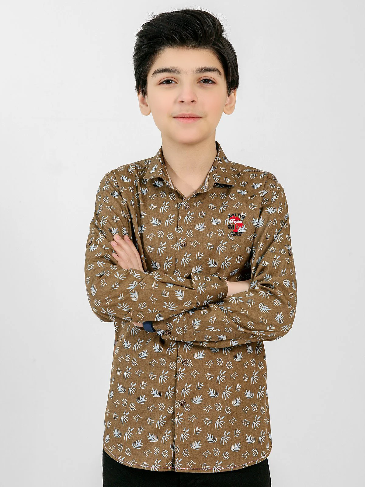 Boy's Mehndi Shirt - EBTS21-27309 - Image 3