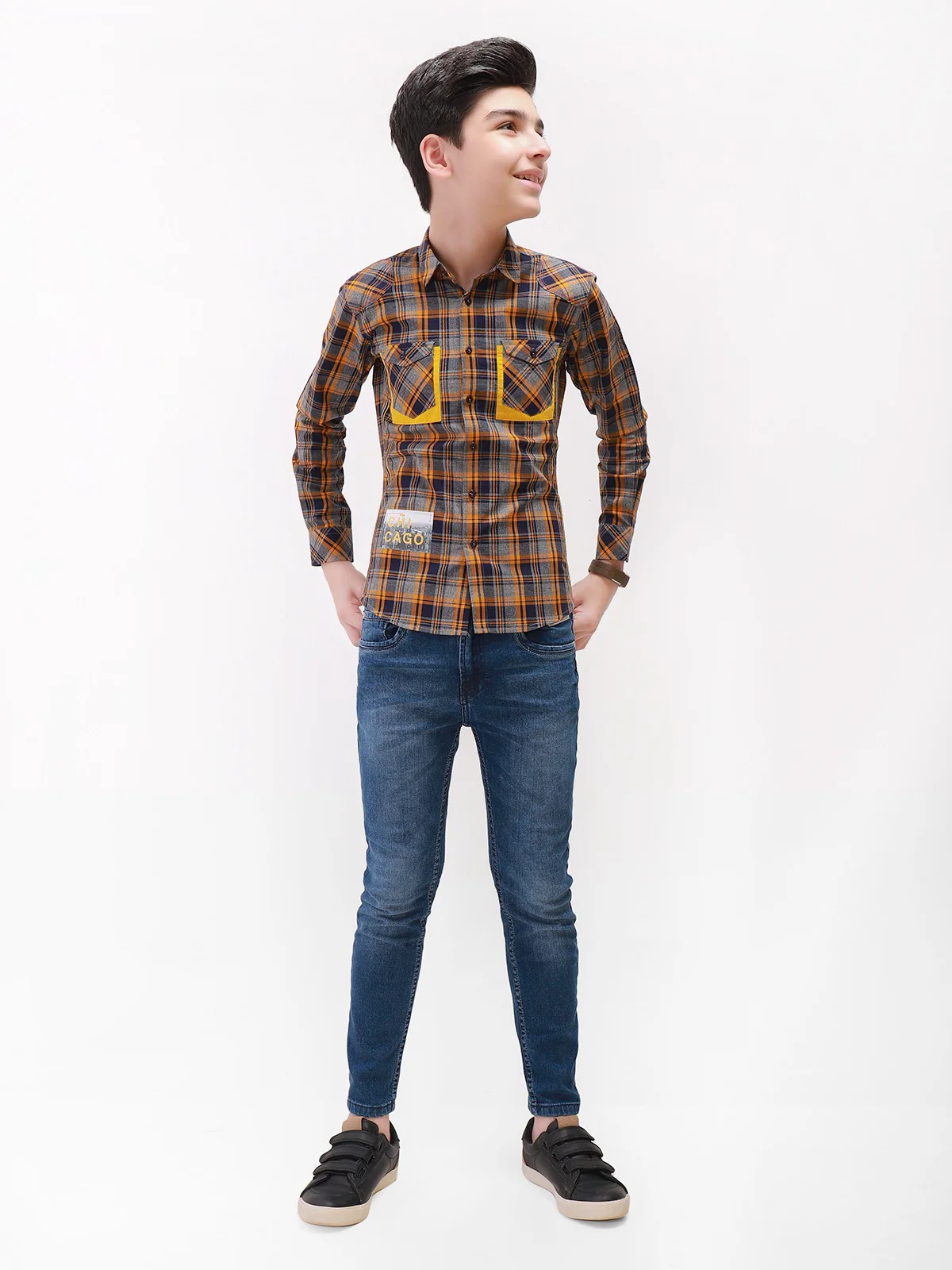 Boy's Dark Navy Shirt - EBTS21-27334 - Image 2