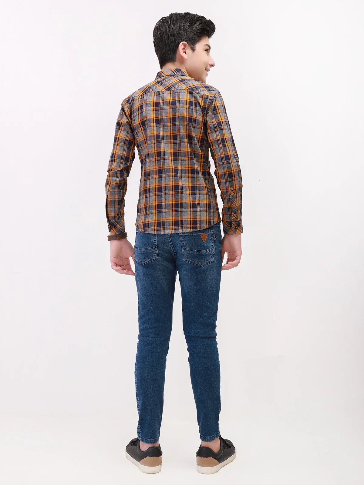 Boy's Dark Navy Shirt - EBTS21-27334 - Image 4