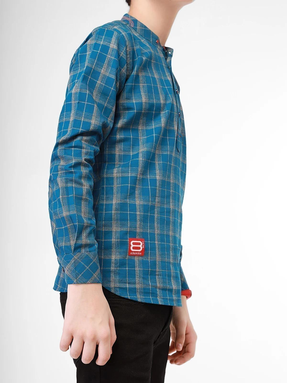 Boy's Teal Blue Shirt - EBTS21-27335 - Image 2