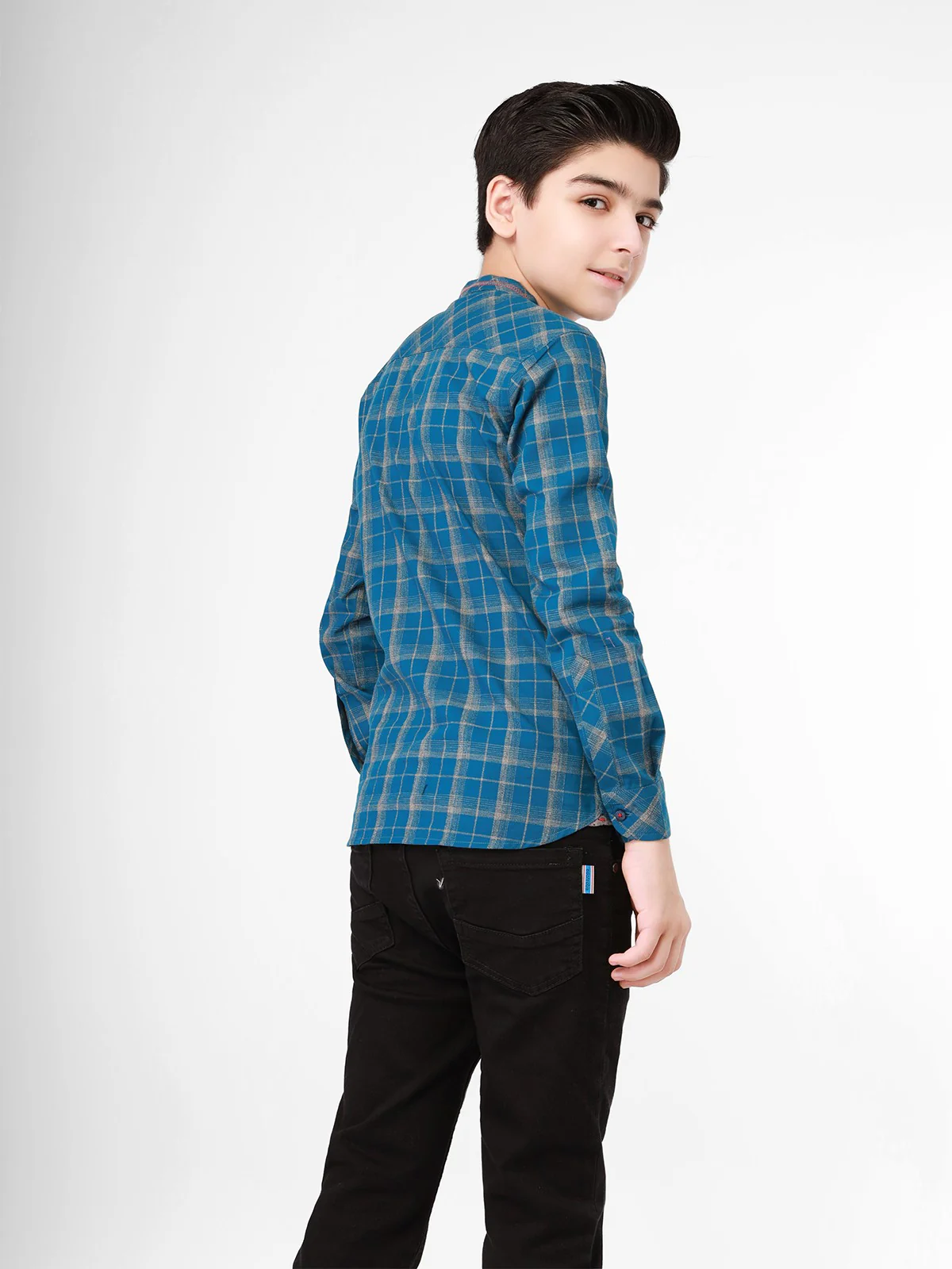 Boy's Teal Blue Shirt - EBTS21-27335 - Image 3