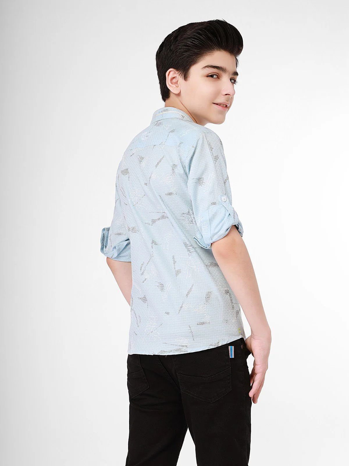 Boy's Sky Blue Shirt - EBTS21-27337 - Image 3