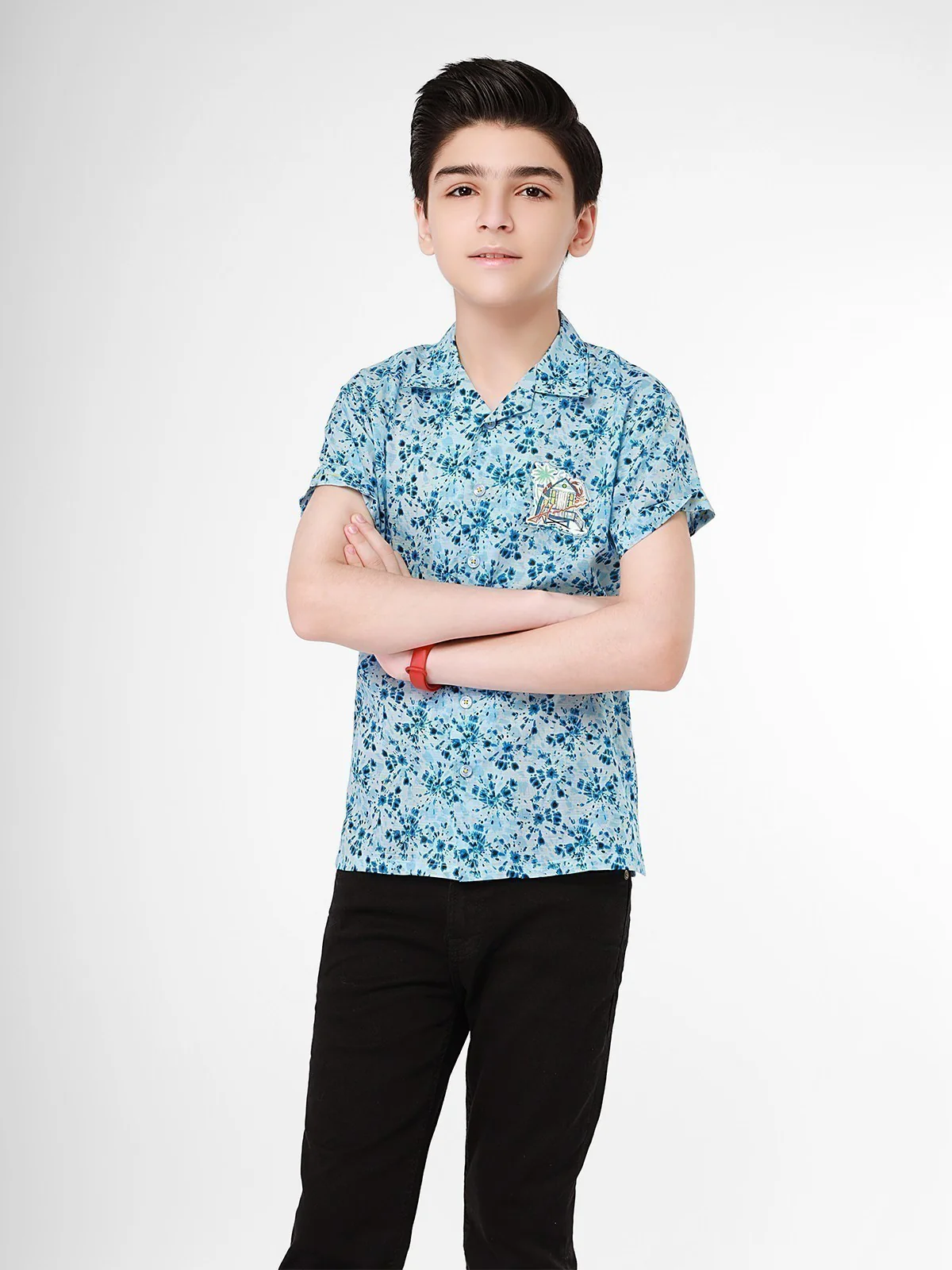 Boy's Sky Blue Shirt - EBTS21-27341 - Image 2