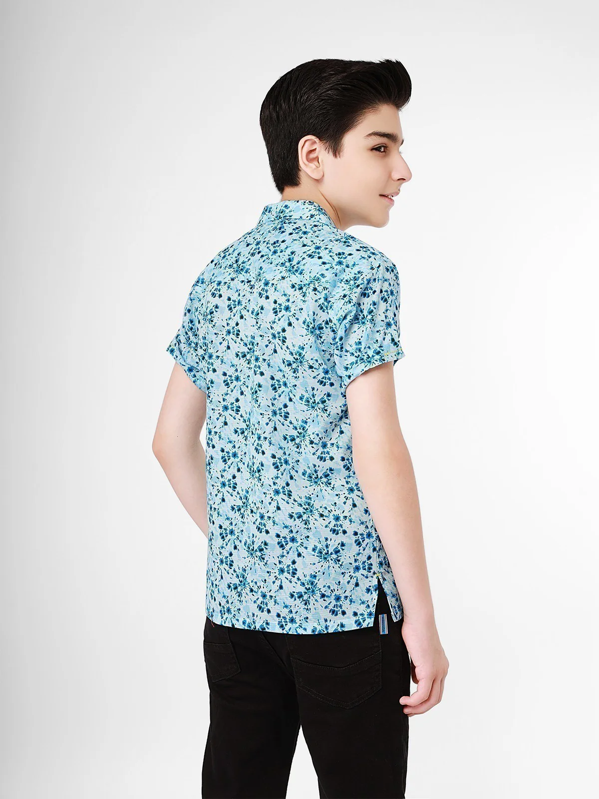 Boy's Sky Blue Shirt - EBTS21-27341 - Image 3