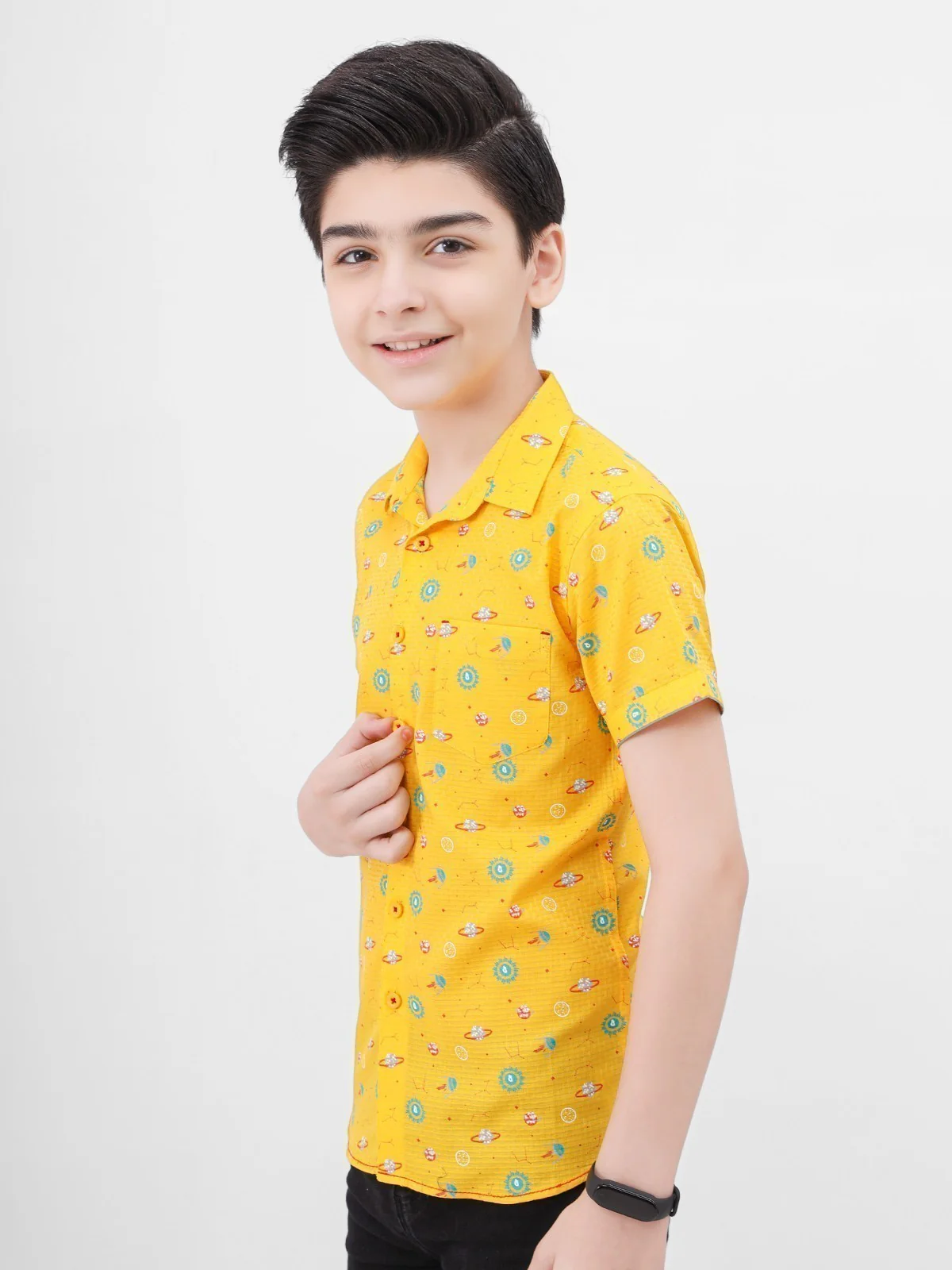 Boy's Yellow Shirt - EBTS21-27342 - Image 2