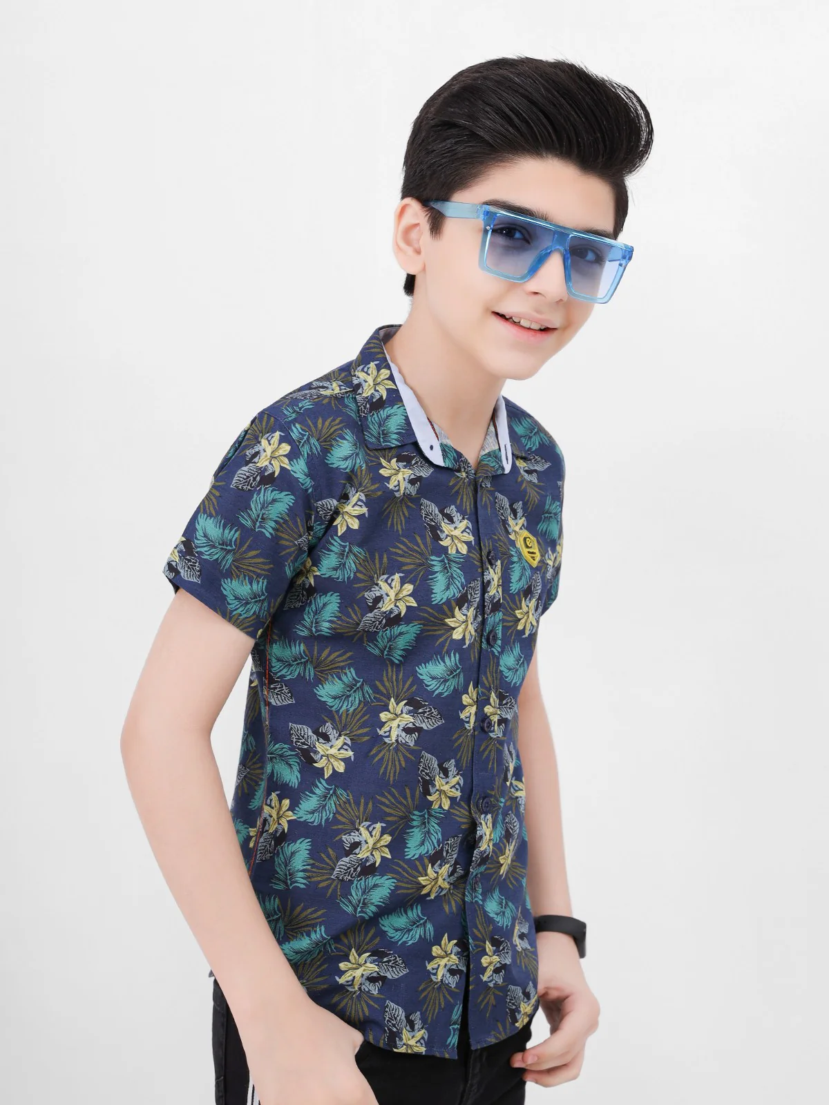 Boy's Blue Shirt - EBTS21-27343 - Image 2