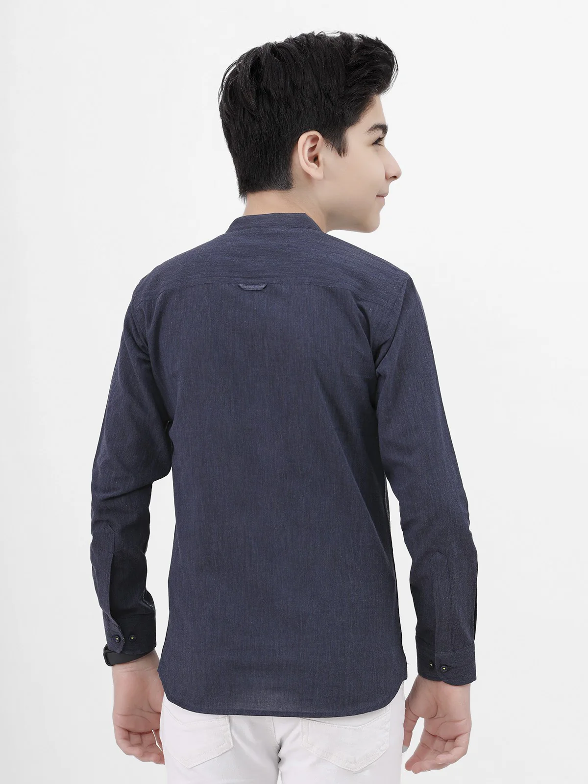 Boy's Navy Shirt - EBTS21-27348 - Image 3