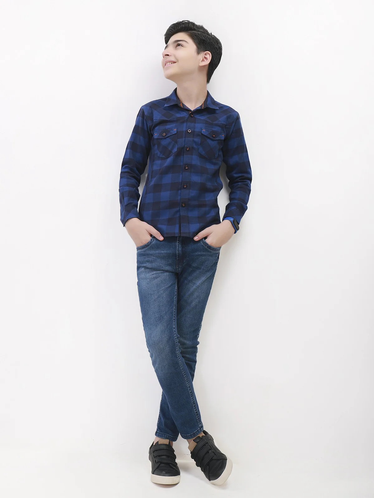 Boy's Blue Shirt - EBTS21-27349 - Image 2