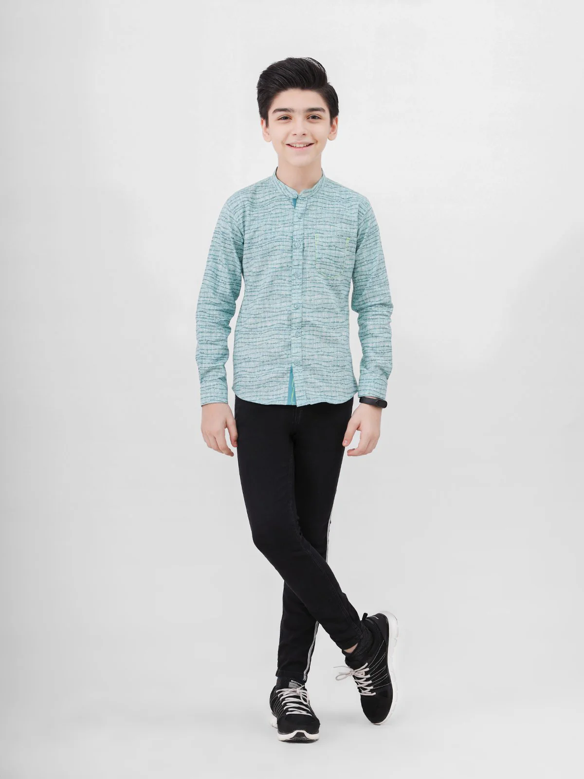 Boy's Teal Shirt - EBTS21-27353 - Image 2