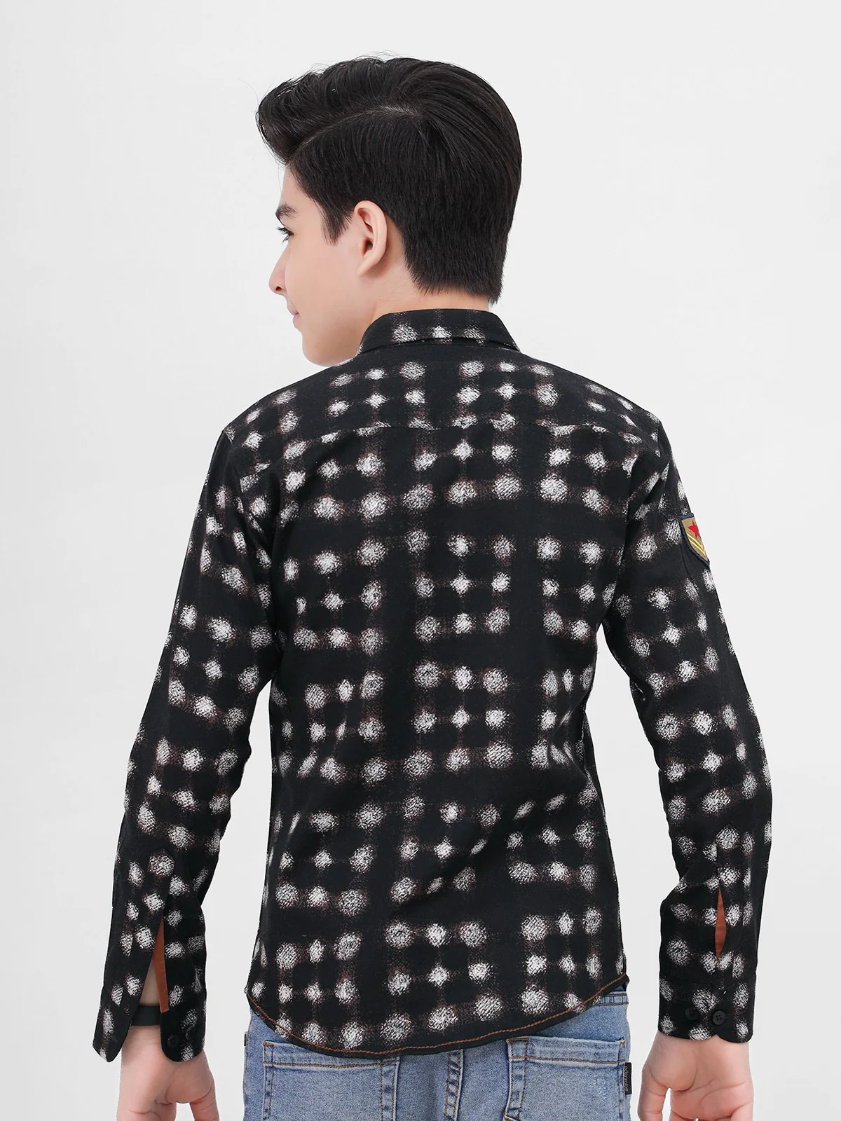 Boy's Black Shirt - EBTS21-27356 - Image 3