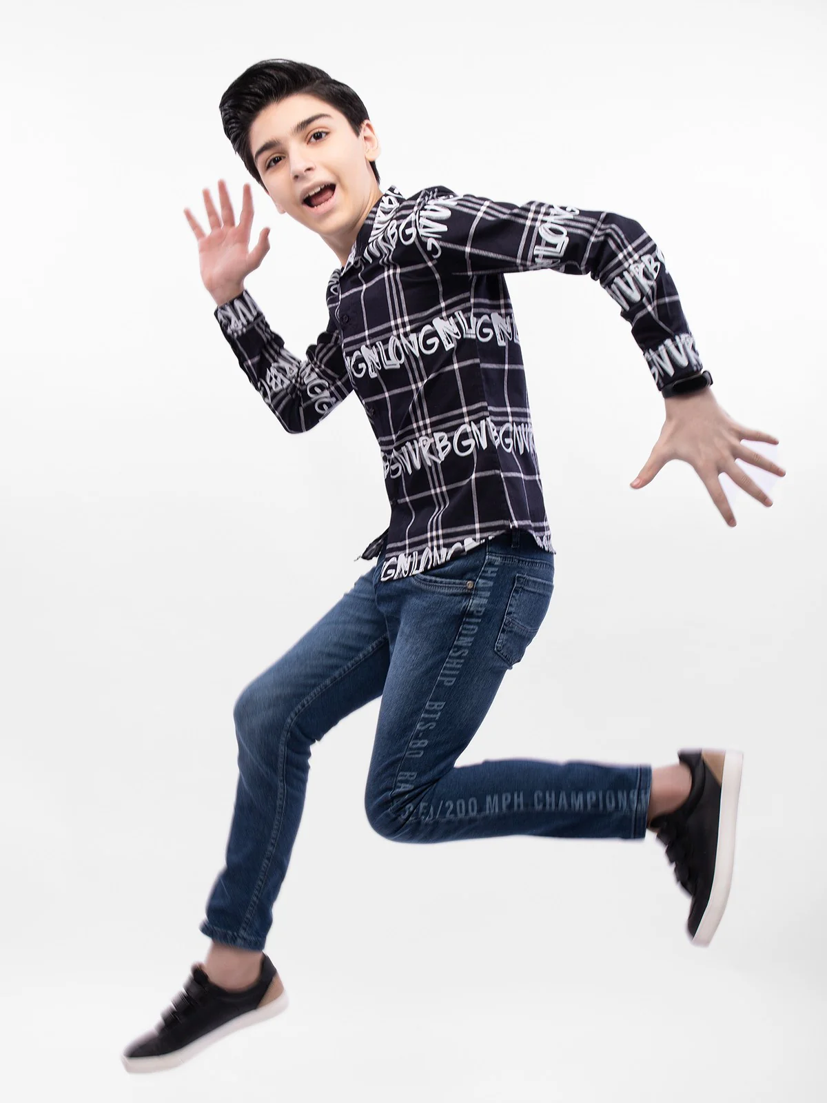 Boy's Black Shirt - EBTS21-27357 - Image 4