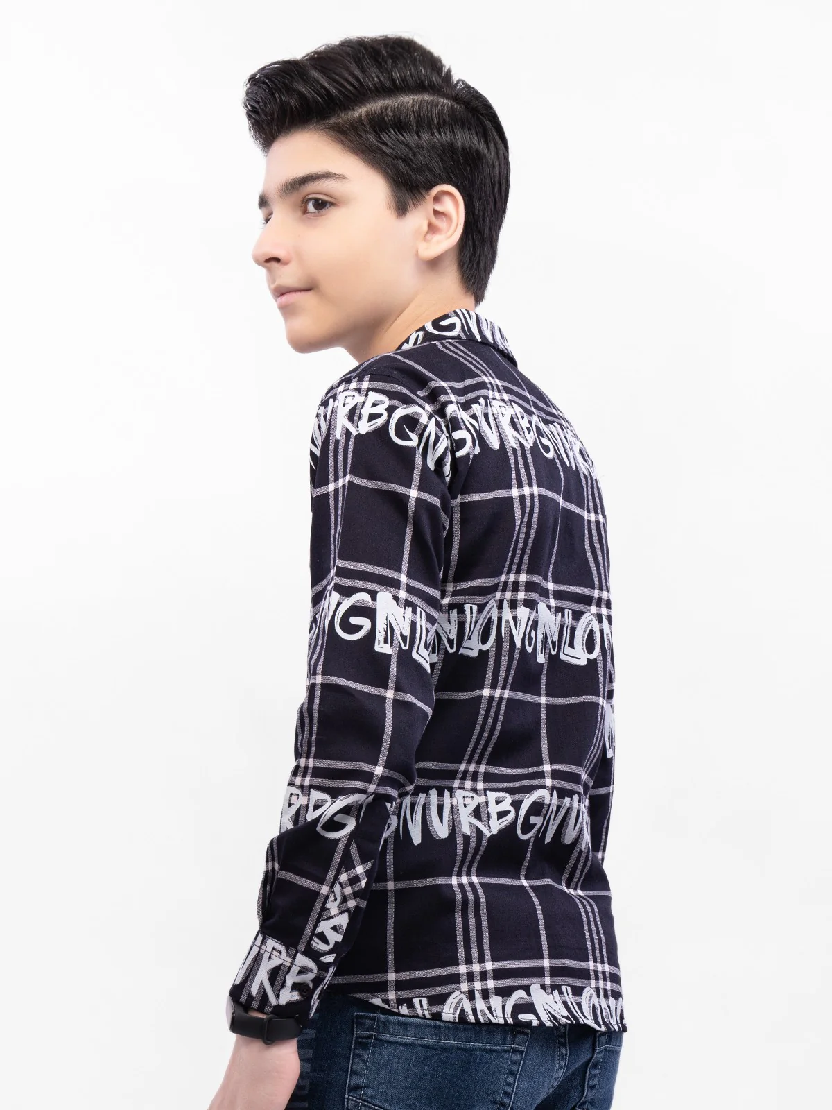 Boy's Black Shirt - EBTS21-27357 - Image 5