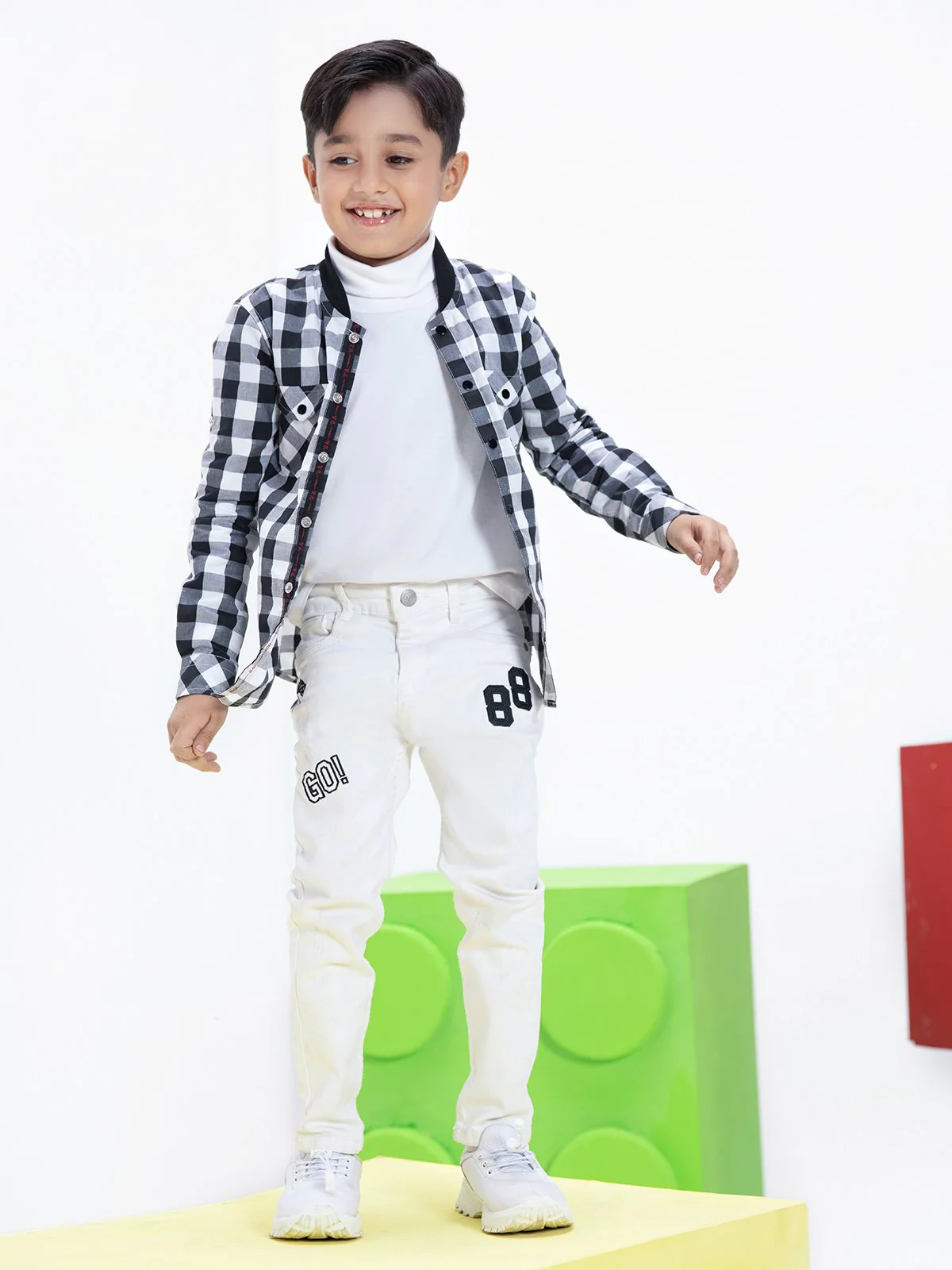 Boy's Black & White Shirt - EBTS21-27360 - Image 6