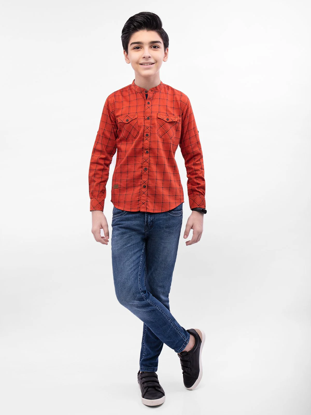 Boy's Rust Shirt - EBTS21-27364