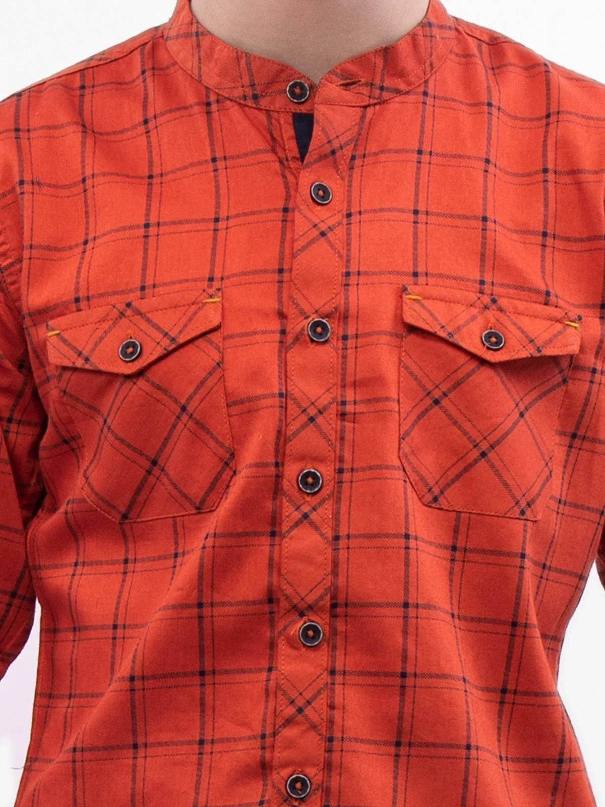 Boy's Rust Shirt - EBTS21-27364 - Image 2