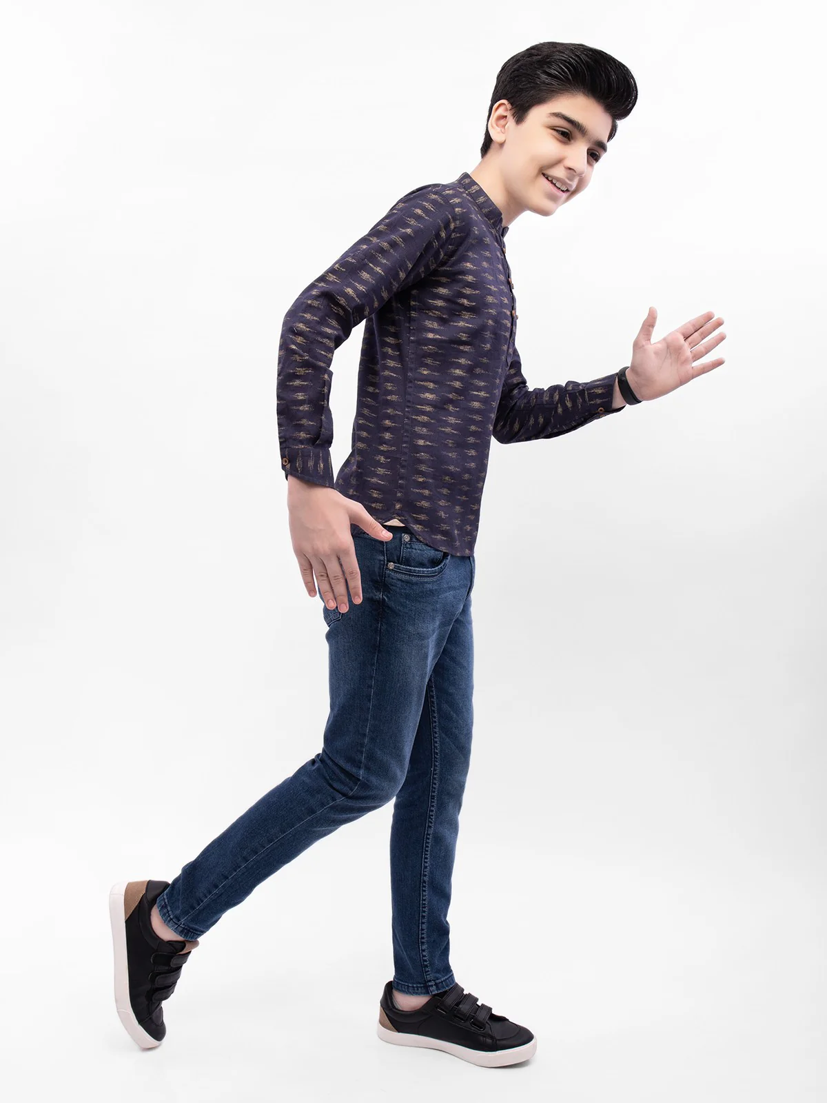 Boy's Navy Blue Shirt - EBTS21-27365 - Image 3