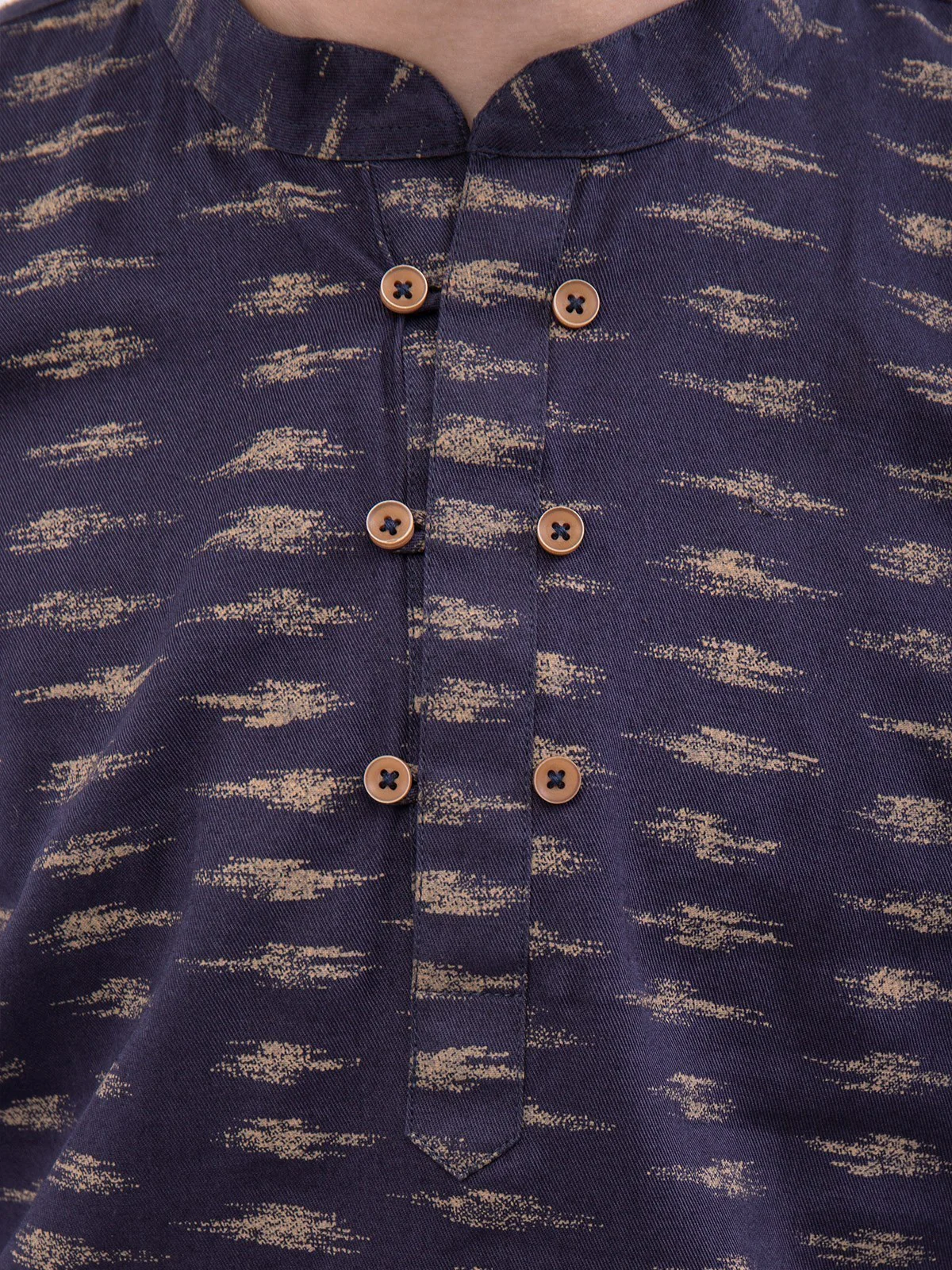 Boy's Navy Blue Shirt - EBTS21-27365 - Image 4