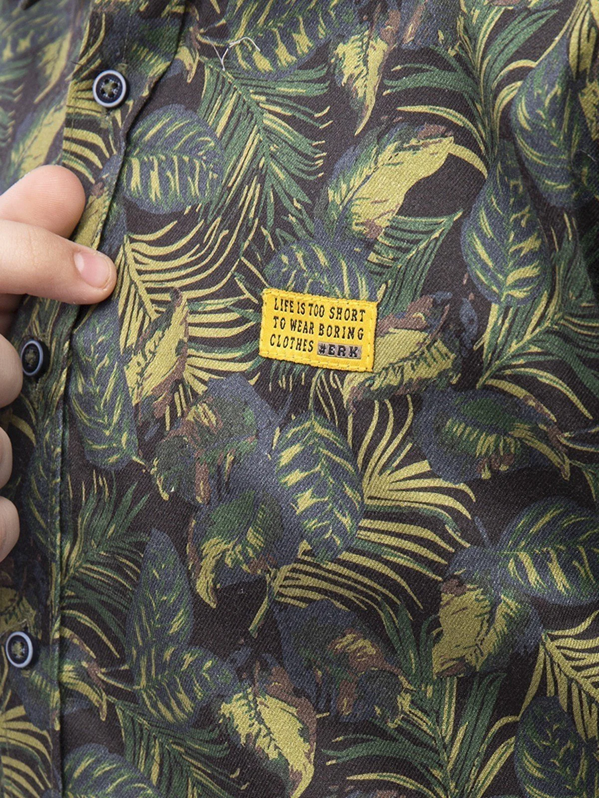 Boy's Green Shirt - EBTS21-27367 - Image 3
