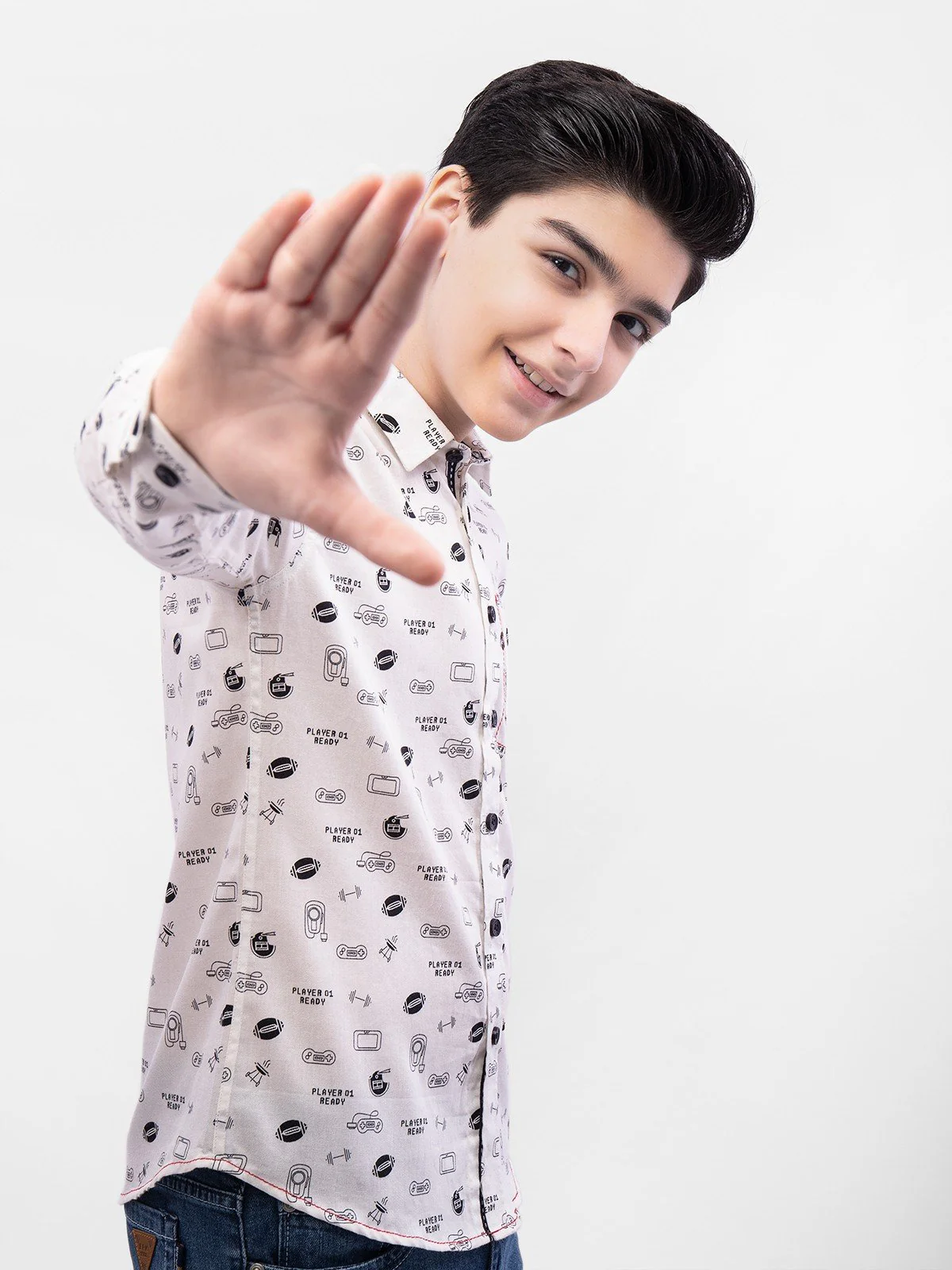Boy's White Shirt - EBTS21-27368 - Image 2