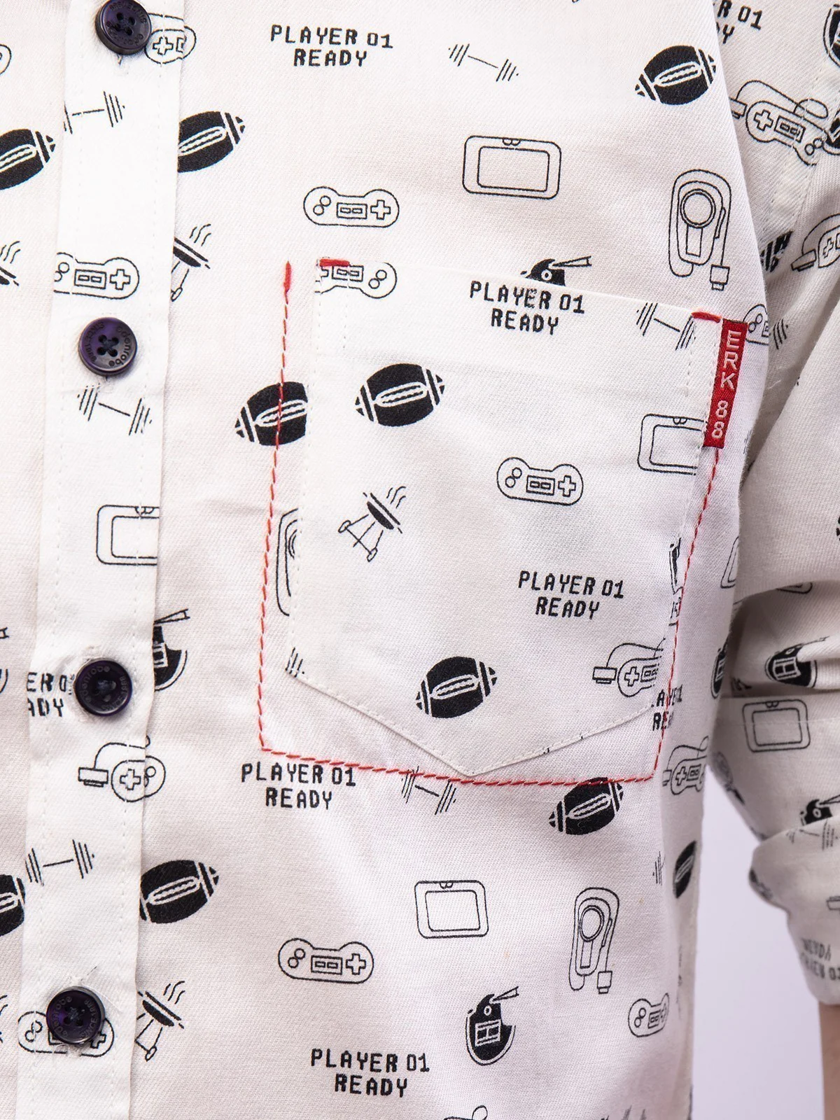Boy's White Shirt - EBTS21-27368 - Image 3