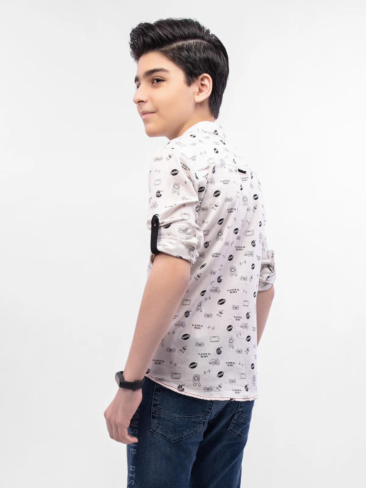 Boy's White Shirt - EBTS21-27368 - Image 4